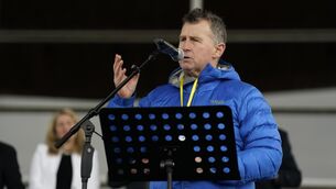 <p>Former Test referee Nigel Owens wants World Rugby to get tough on coaches and water carriers entering the field of play and questioning officials’ decision-making. Photo credit: Andrew Matthews/PA Wire</p>