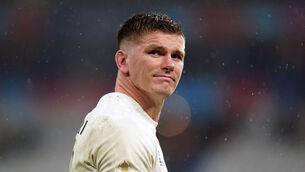 <p>Owen Farrell, who expressed a desire to play rugby for as long as possible. Pic: Adam Davy, PA Wire.</p>