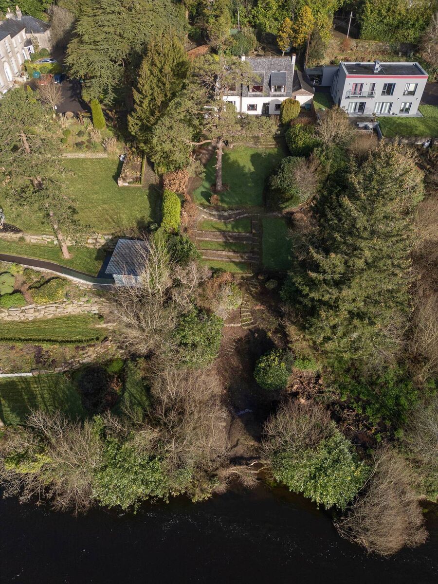 Glencar's 0.7 acre drops to the riverbank