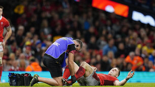 <p>LENGTHY TIME OUT: George North is heading to play in France next season. Pic: David Davies/PA</p>