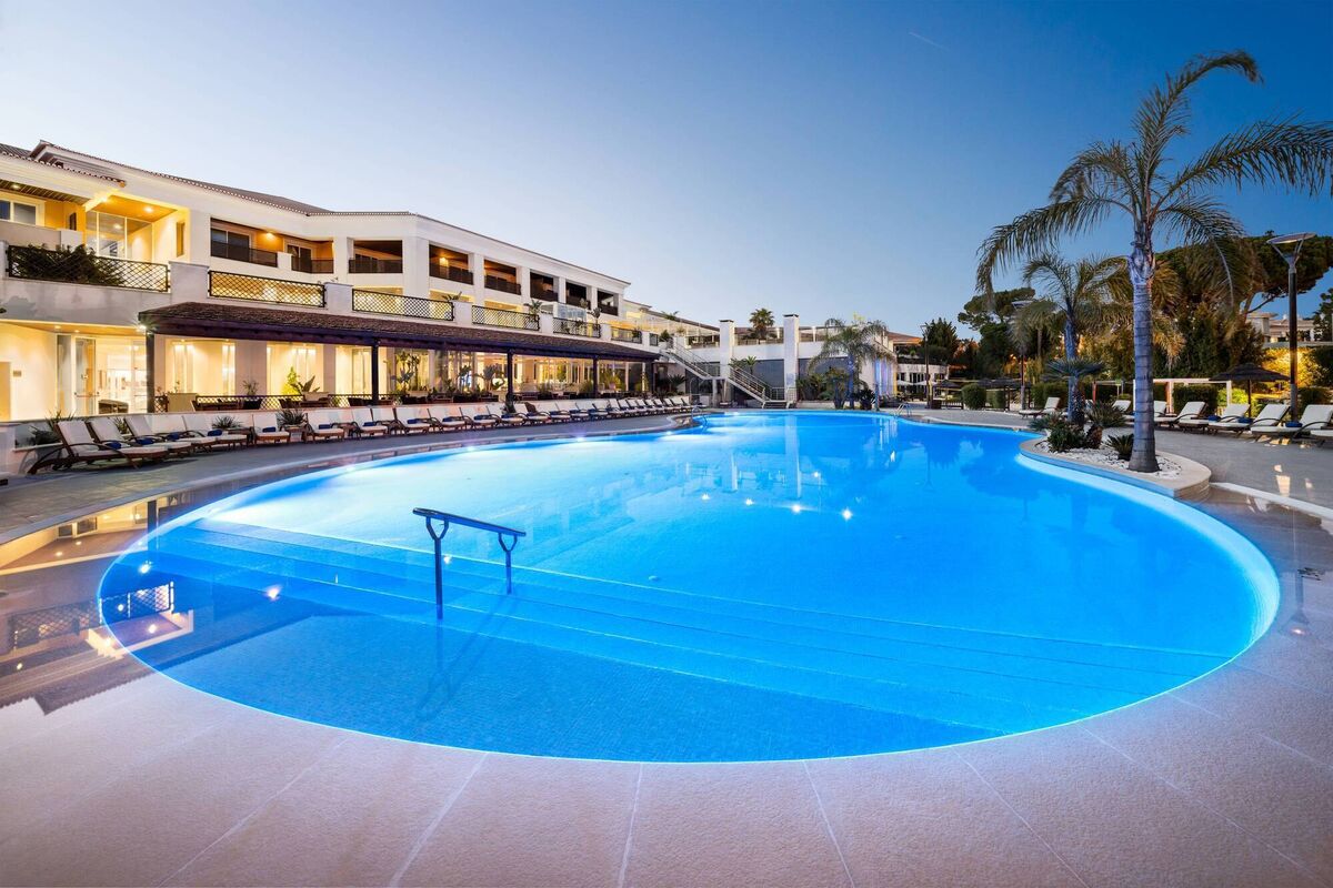 Outdoor pool at the Wyndham Grand Outdoor pool at the Wyndham Grand