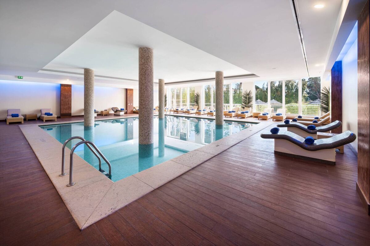Indoor spa area Indoor spa area