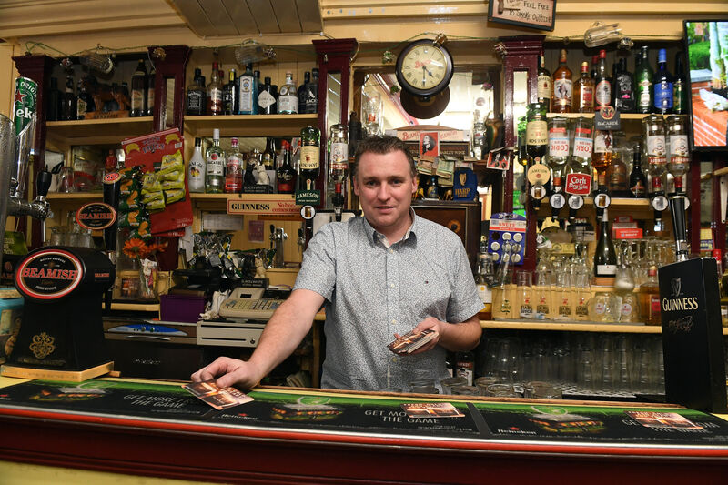Michael O'Donovan looking into the snug at The Castle Inn on South Main street. Picture: Eddie O'Hare Michael O'Donovan looking into the snug at The Castle Inn on South Main street. Picture: Eddie O'Hare