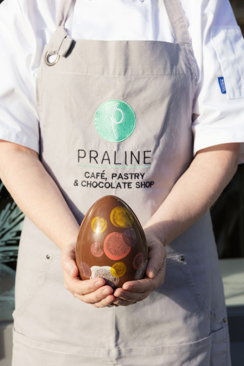 Praline Pastry &amp; Chocolate Café's handmade Easter egg