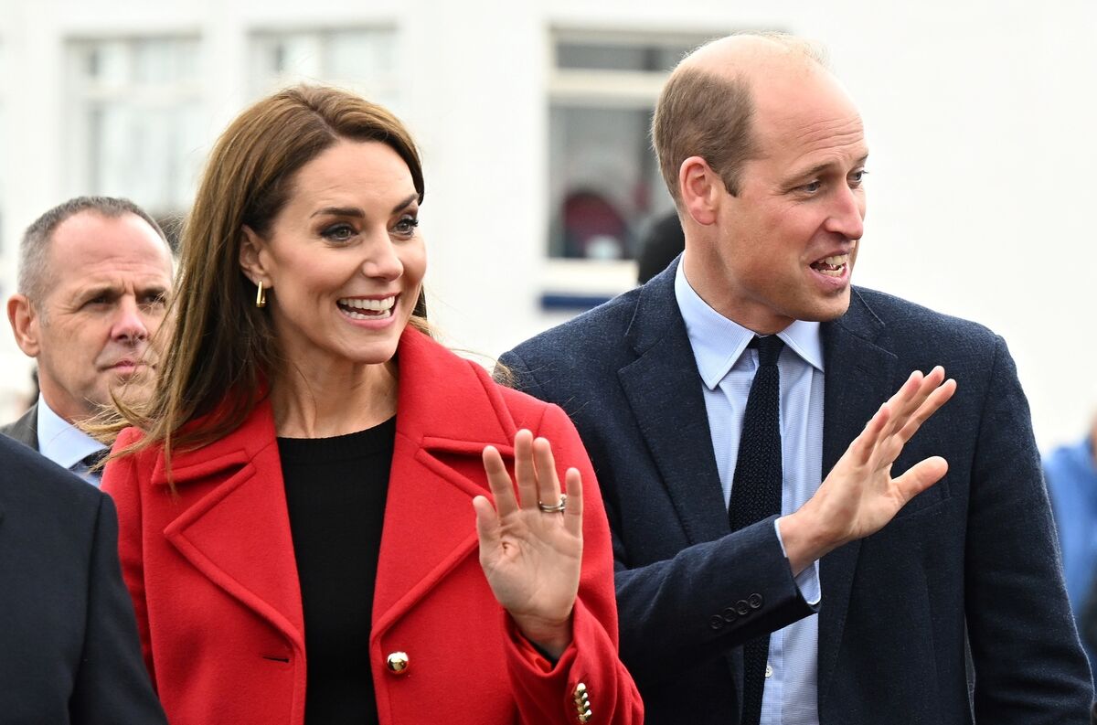 Kate Middleton with her husband Prince William. 