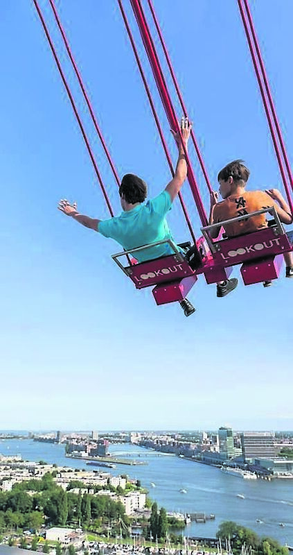 Europe's highest swing at A'dam Lookout