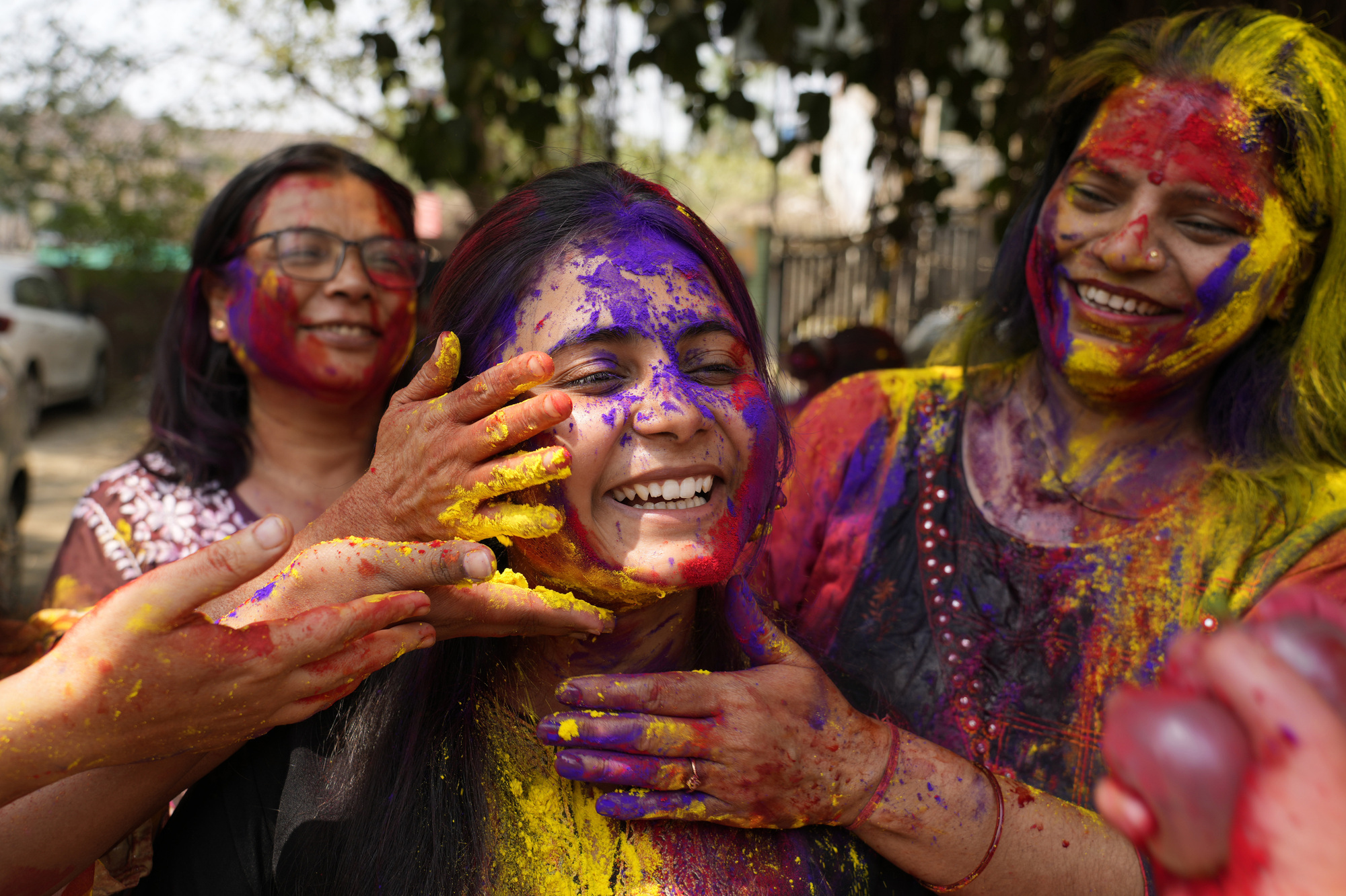 Indians mark the reawakening of spring at Holi, the Hindu festival of colour