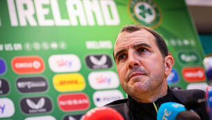 <p>HOLDING PATTERN: Interim Head Coach John O'Shea. Pic: INPHO/Ryan Byrne</p>