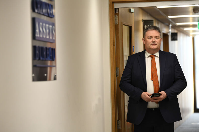  Michael Gubbins, Chief Bureau Officer at the Criminal Assests Bureau. Photograph Moya Nolan