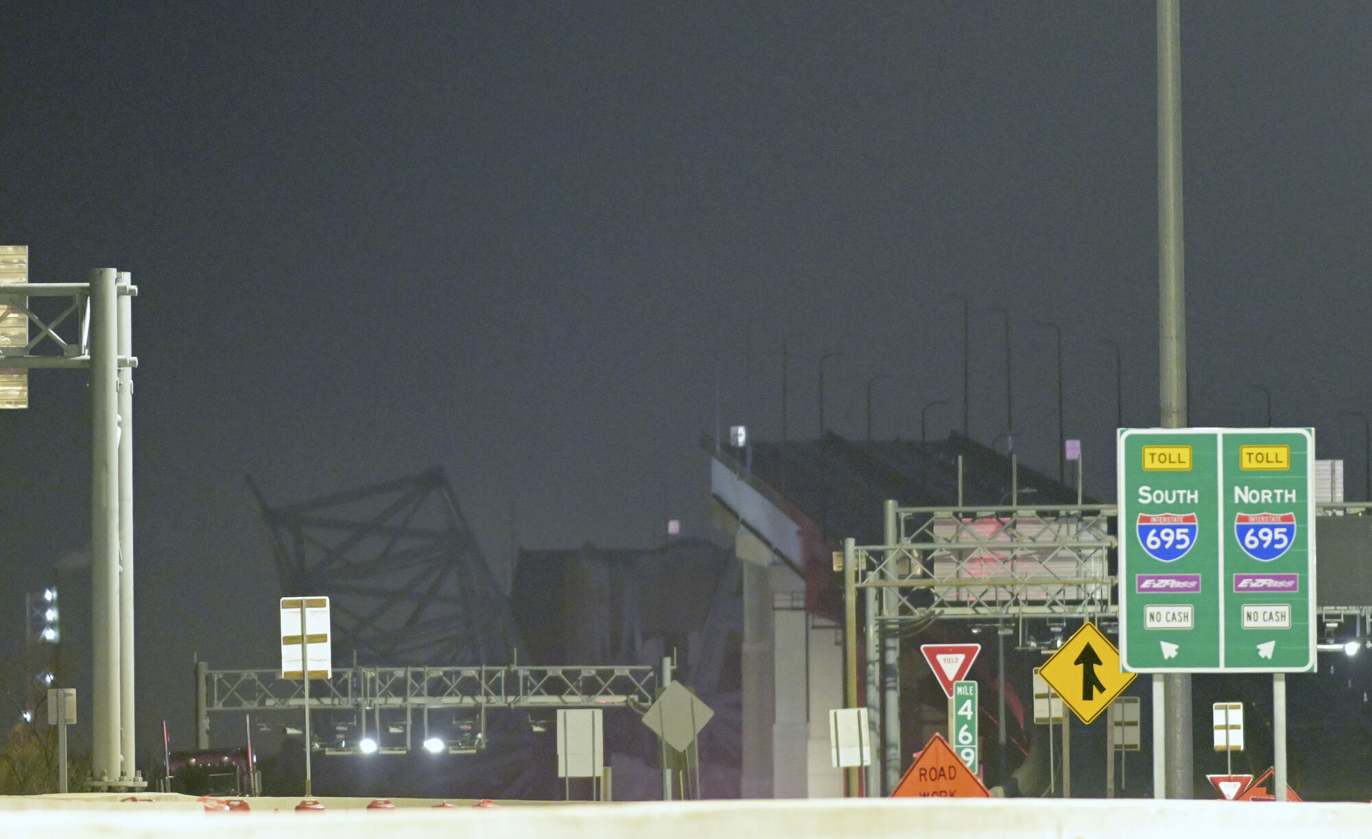 Watch: Moment Francis Scott Key Bridge collapses in Baltimore after cargo ship collision