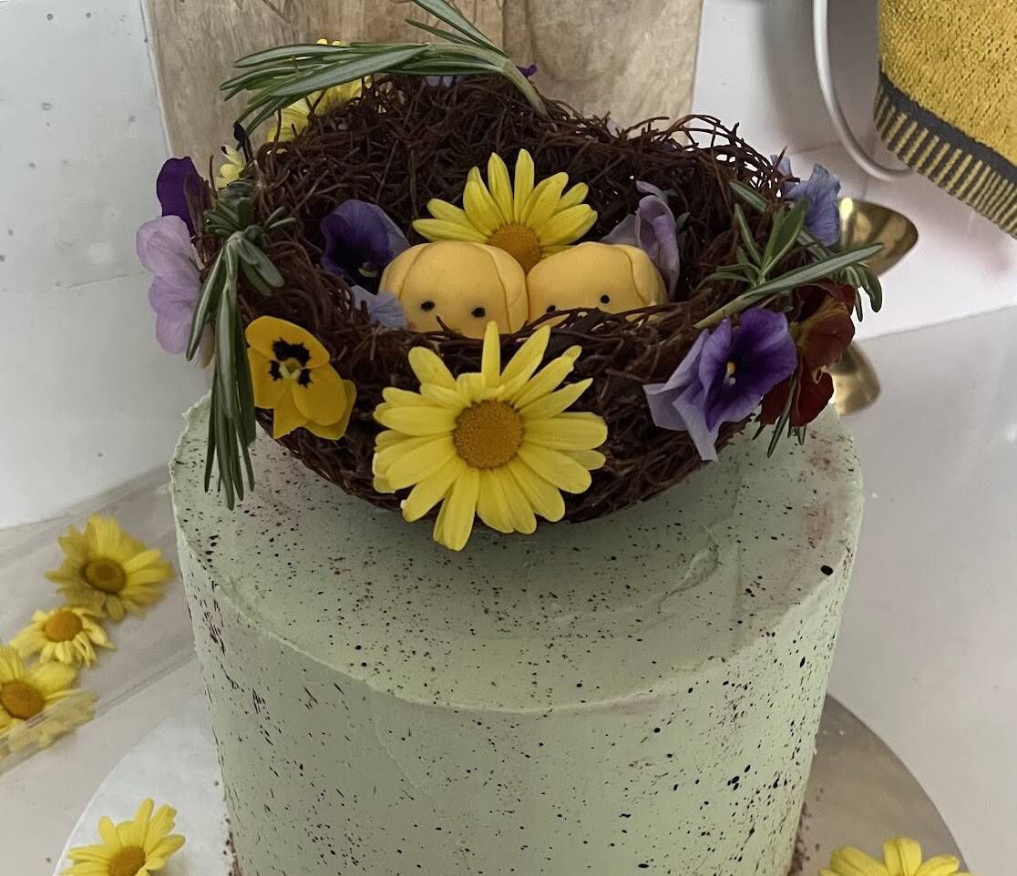 Jennifer Sheahan's chocolate nest. 