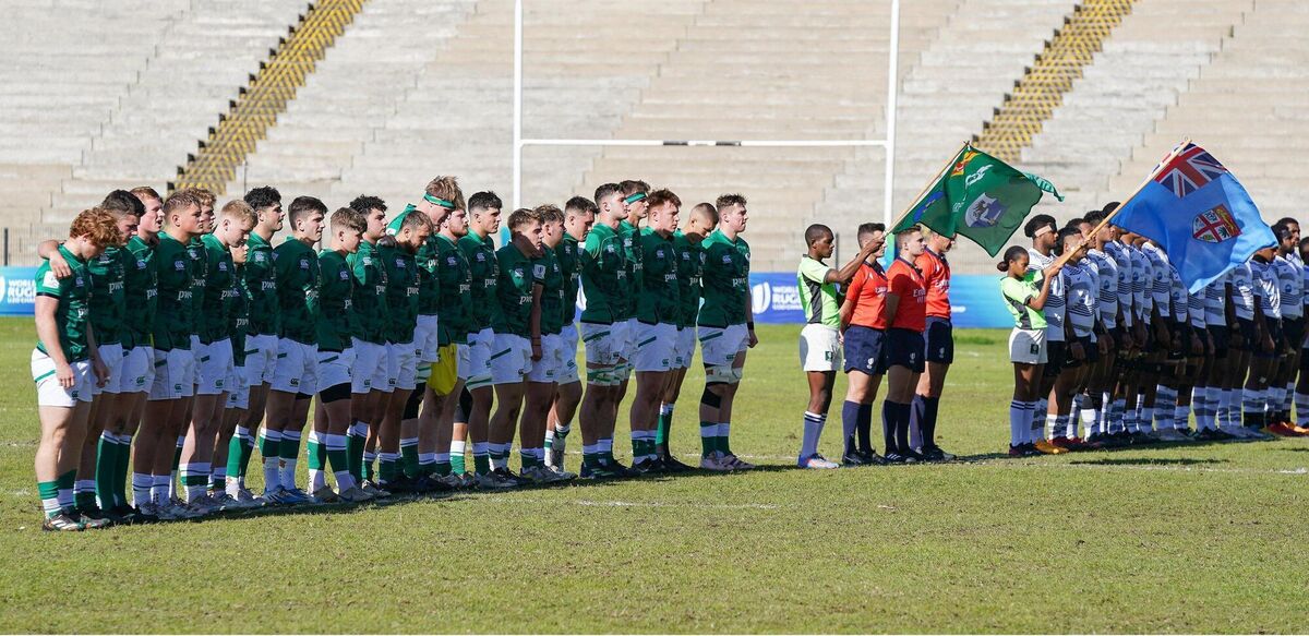 In June 2023, the Ireland team wore black armbands and observe a minute's silence in memory of the late Munster Rugby elite performance officer Greig Oliver. File picture: Nic Bothma/Sportsfile In June 2023, the Ireland team wore black armbands and observe a minute's silence in memory of the late Munster Rugby elite performance officer Greig Oliver. File picture: Nic Bothma/Sportsfile