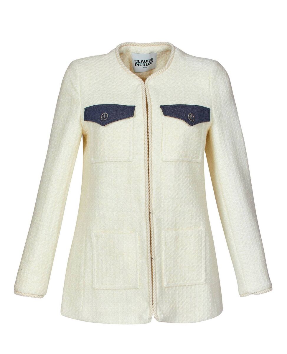 Cream Jacket, €237, Claudie Pierlot at Kildare Village
