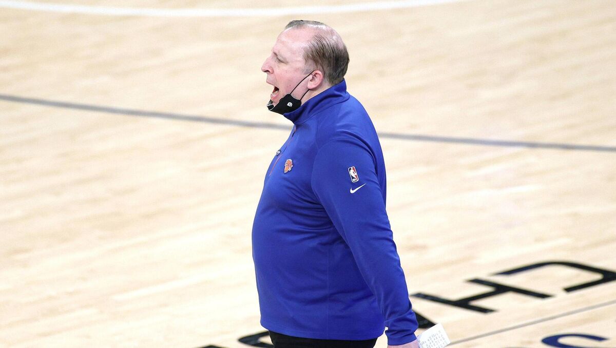 Knicks Head coach Tom Thibodeau.