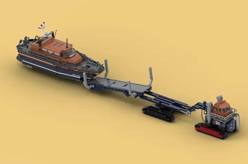 The design is based off a real boat and would be able to perform a number of functions.