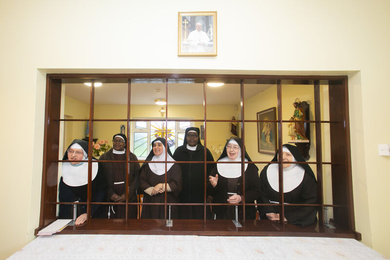 All six nuns had a similar calling from God to join the Poor Clares. They felt they had a vocation and wanted to live a religious life and did so between the ages of 18 and 30. Picture: Patrick Browne All six nuns had a similar calling from God to join the Poor Clares. They felt they had a vocation and wanted to live a religious life and did so between the ages of 18 and 30. Picture: Patrick Browne