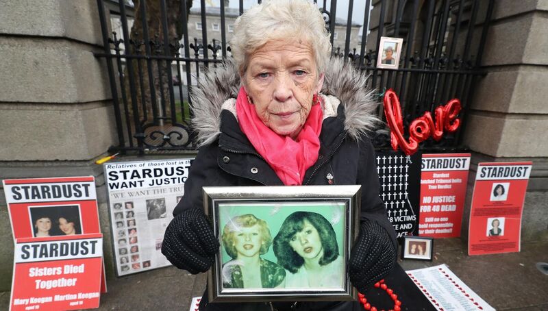 Christine Keegan outside Leinster House in 2018. She once told RTÉ back in 1987 after the passing of her husband: “It’ll never be over. That memory will be in my house for as long as I’m there." File photo: Niall Carson/PA Christine Keegan outside Leinster House in 2018. She once told RTÉ back in 1987 after the passing of her husband: “It’ll never be over. That memory will be in my house for as long as I’m there." File photo: Niall Carson/PA