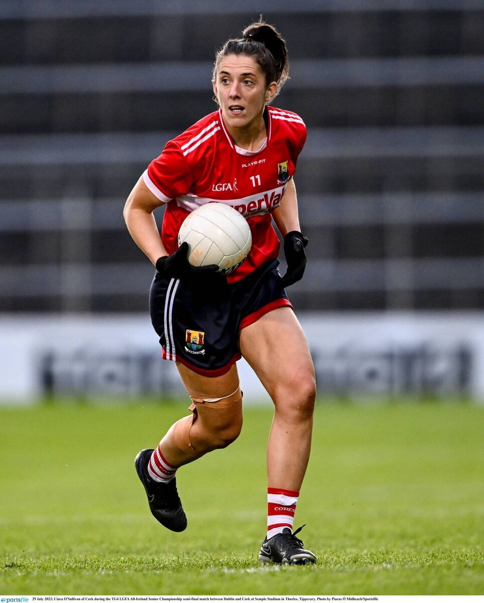 Ciara O'Sullivan during the TG4 All-Ireland Ladies Football Senior Championship Quarter-Final match between Cork and Mayo. Pic: Matt Browne, Sportsfile 