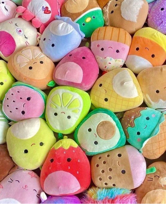 Squishmallows, squishing Squishmallows, squishing