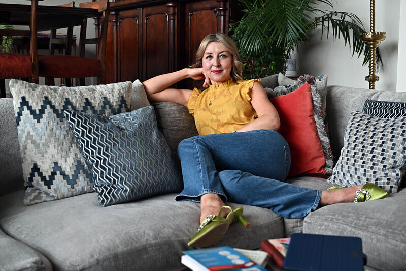 Author Edel Coffey pictured at home in Galway. Photo: Ray Ryan