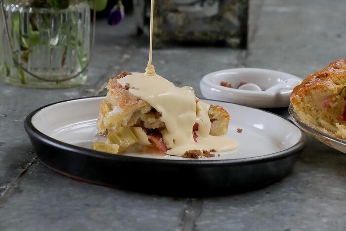 New Season Garden Rhubarb Pie