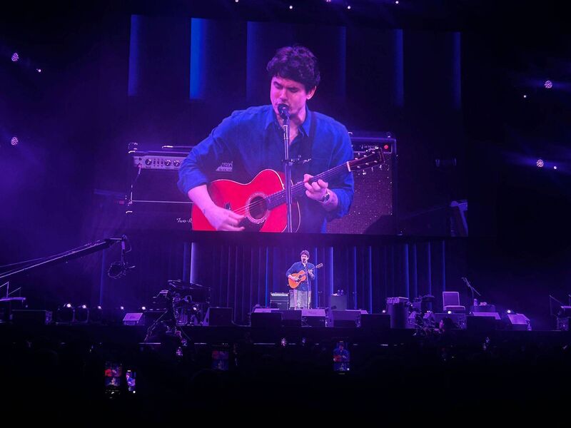 John Mayer performs at the 3Arena in Dublin on Friday night