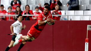 <p>CHANGE IT UP: Kobelco Kobe Steelers' Ardie Savea scores a try during the NTT Japan Rugby League One match between Kobelco Kobe Steelers and Honda Heat. Pic: Paul Miller, Getty Images</p>