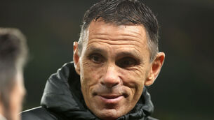 <p>OUT OF THE PICTURE? Greece head coach Gus Poyet prior to the UEFA Euro 2024 Qualifying Group B match at the Aviva Stadium. Pic: Liam McBurney/PA Wire.</p>