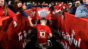 <p>NEXT ASSIGNMENT: Munster's Jack Crowley walks down the tunnel after the game. Pic: Ben Brady, Inpho</p>