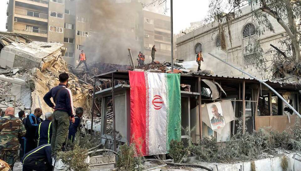 Israeli airstrike destroys Iran's embassy in Syria and kills seven people 
