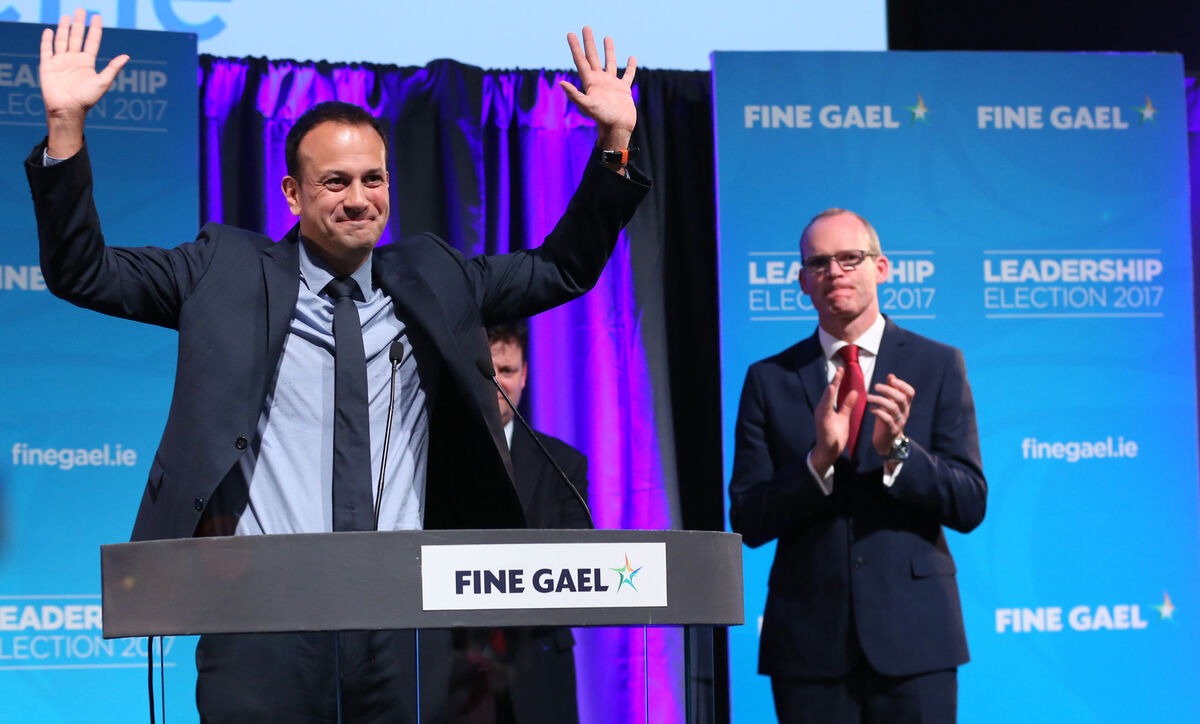 
                            While Leo Varadkar (left) quickly swept the parliamentary party for votes, Simon Coveney (right) took home the lions share of the grassroots support (65%), but this was not enough to clinch him the victory under Fine Gael’s electoral college system. File photo: Sam Boal/Rollingnews.ie 