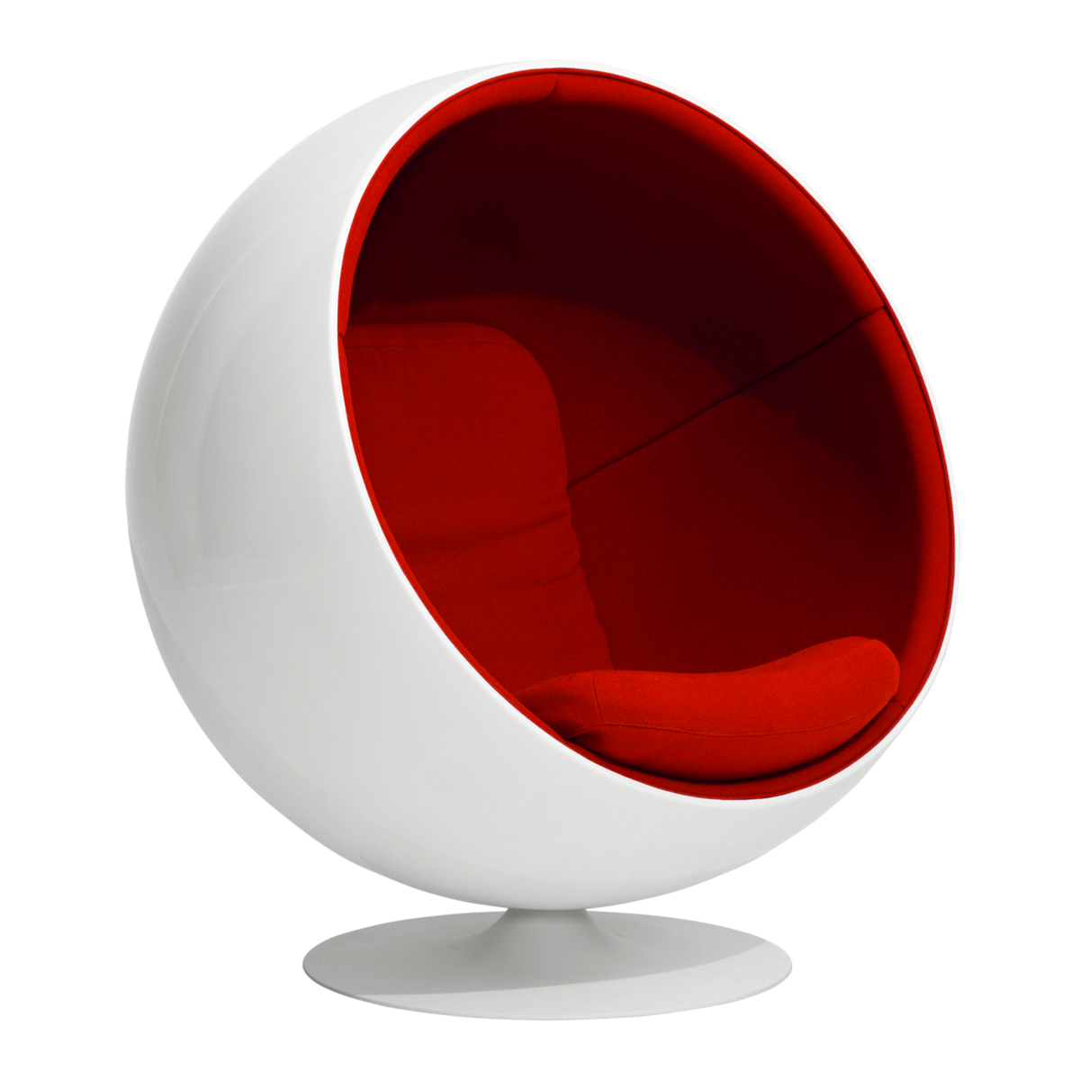 The iconic Ball Chair by Eero Aarnio.