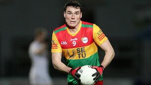 <p>Carlow's Jordan Morrissey. Picture: ©INPHO/Laszlo Geczo</p>