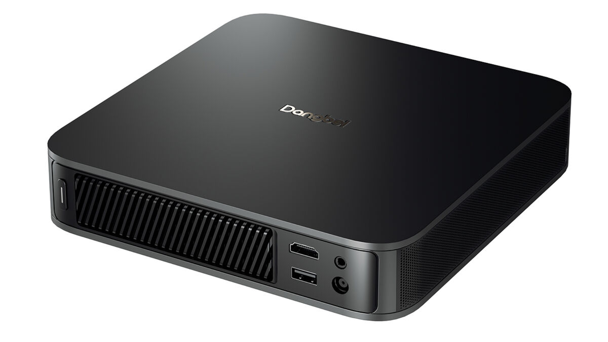 Dangbei Atom has dual 5W speakers that produce a rich sound. Pictures: Noel Campion.