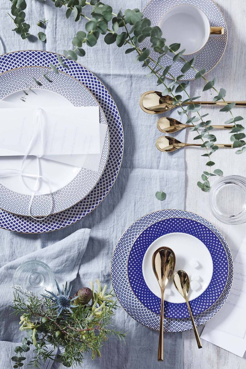 German porcelain puts a smart show in blue and white. Francis Carreau for the iconic German brand Rosenthal, from ā¬35- ā¬105 per plate, rosenthal.de and Irish suppliers. German porcelain puts a smart show in blue and white. Francis Carreau for the iconic German brand Rosenthal, from ā¬35- ā¬105 per plate, rosenthal.de and Irish suppliers.