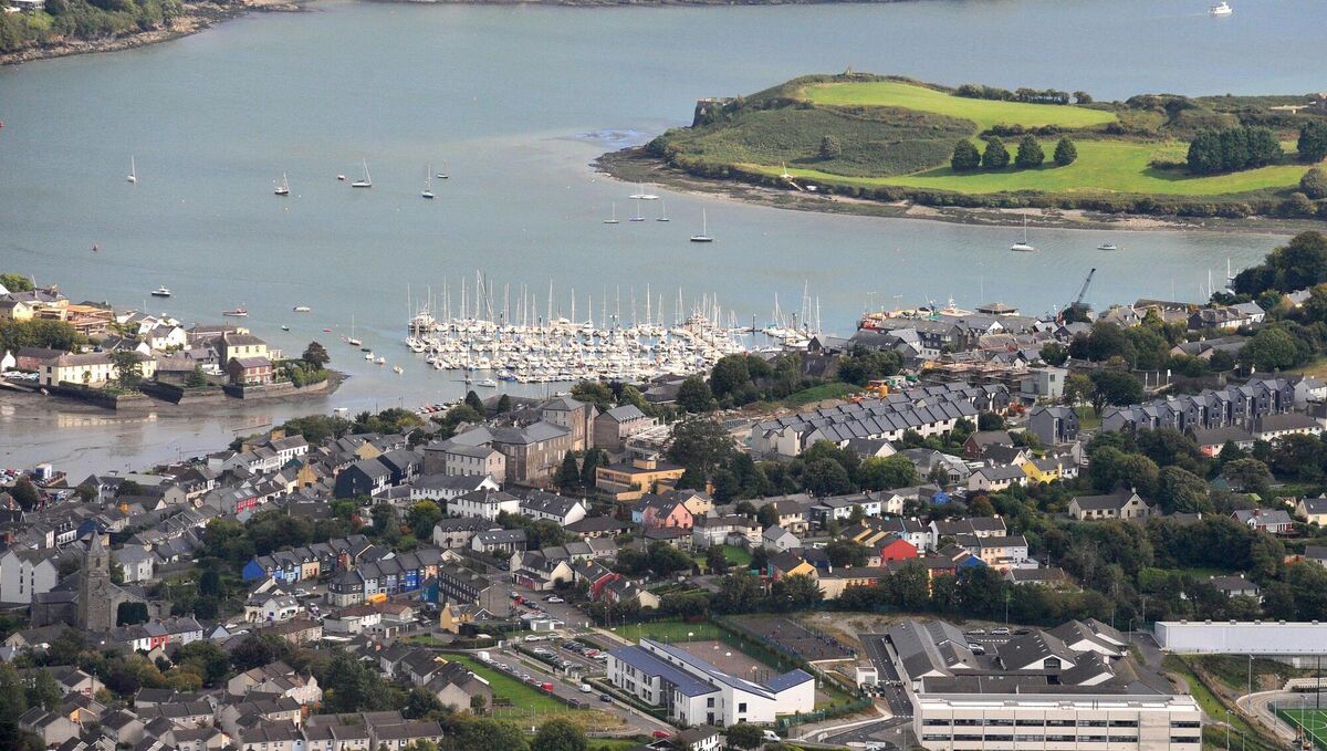The harbour town of Kinsale, Co. Cork. The harbour town of Kinsale, Co. Cork.