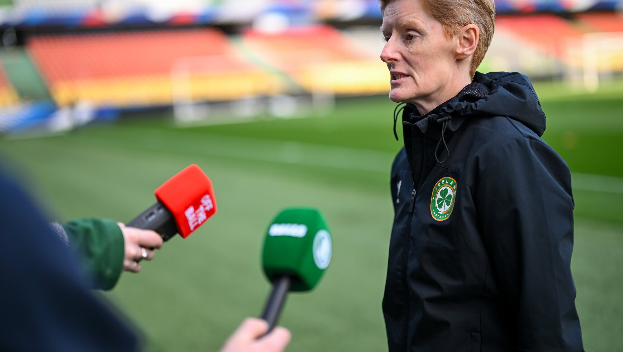 Eileen Gleeson: 'We are coming here to compete and to try and win the game'