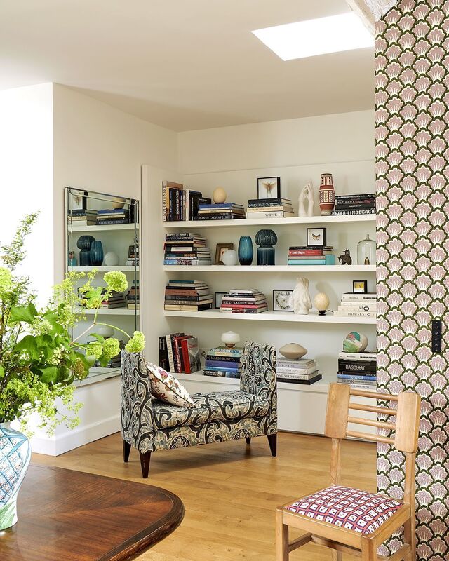 A reading nook in the open-plan area. A reading nook in the open-plan area.