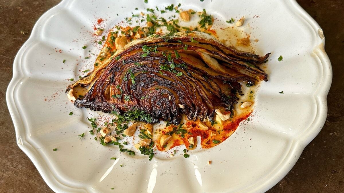Charred Cabbage with Smoked Paprika