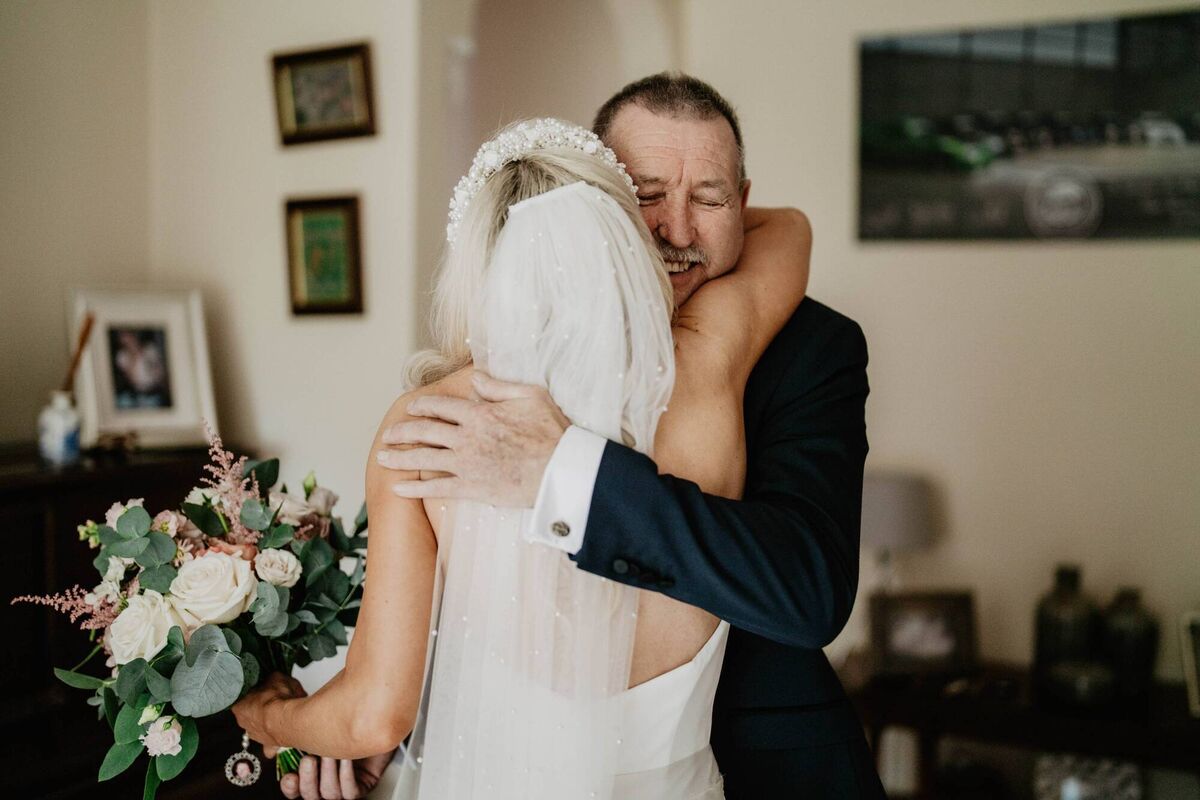 Leanne Moloney and her dad Timmy Moloney. Pictures: Black Diamond Photography 