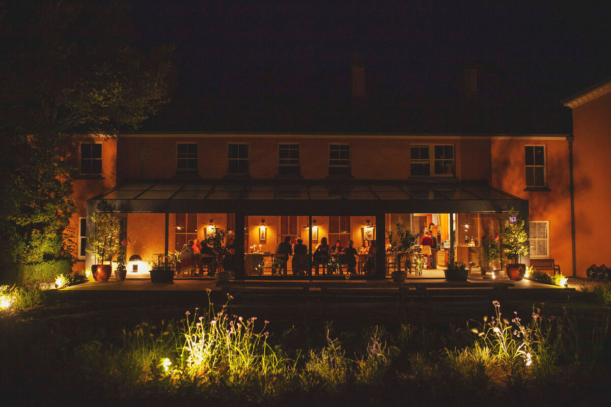 The Inish Beg Estate's Carpa dining room