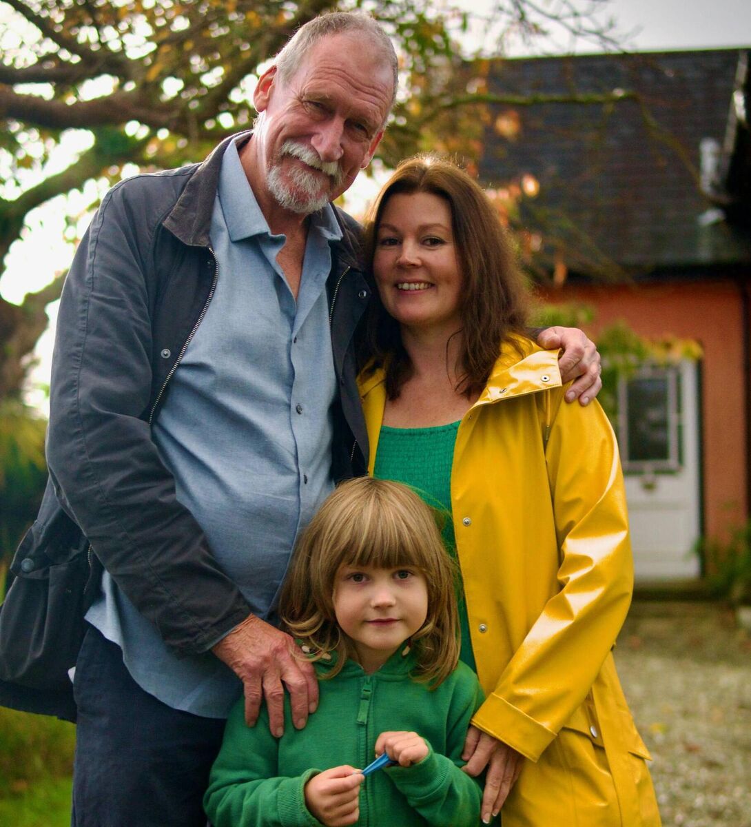 Ian Humphreys and Sarah McCarthy with their son Jo Jo.