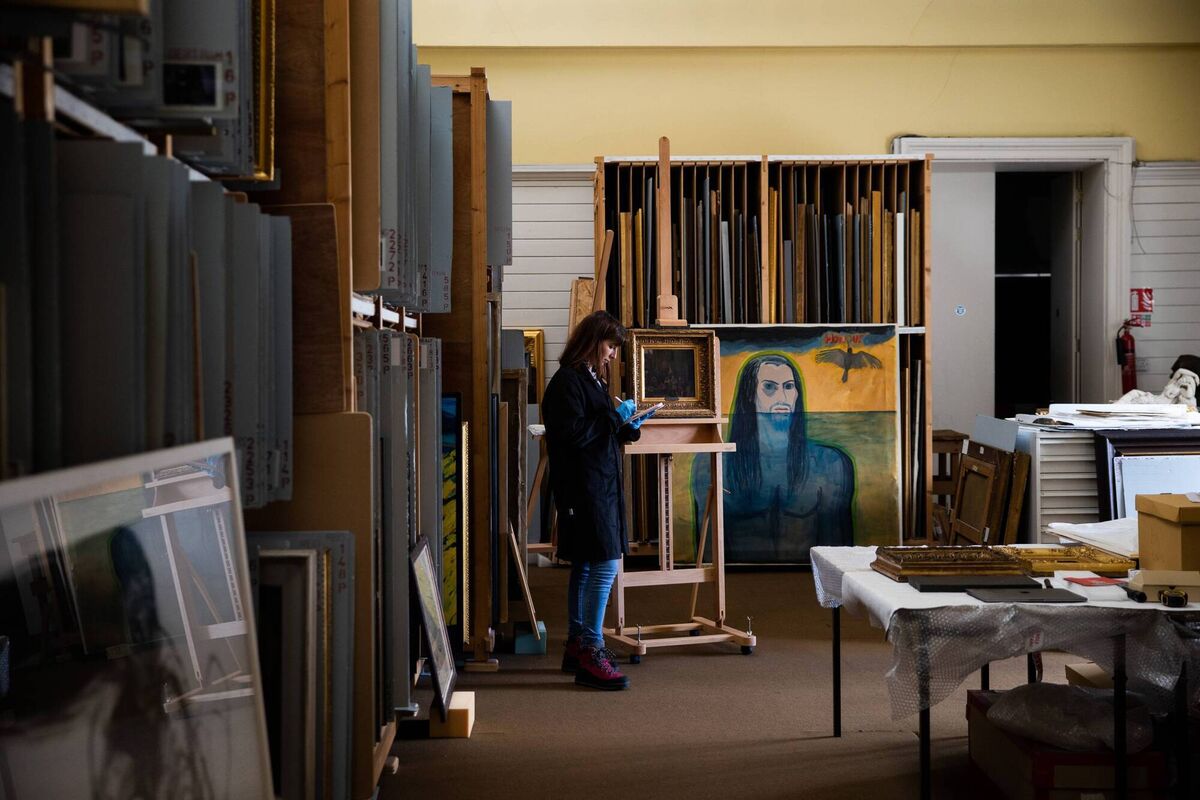 Chiara Chillè behind the scenes at Crawford Art Gallery. Picture: Clare Keogh Chiara Chillè behind the scenes at Crawford Art Gallery. Picture: Clare Keogh