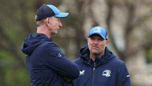 <p>BRAINS TRUST: Leinster head coach, Leo Cullen and senior coach Jacques Nienaber this week. Pic: INPHO/Tom Maher</p>