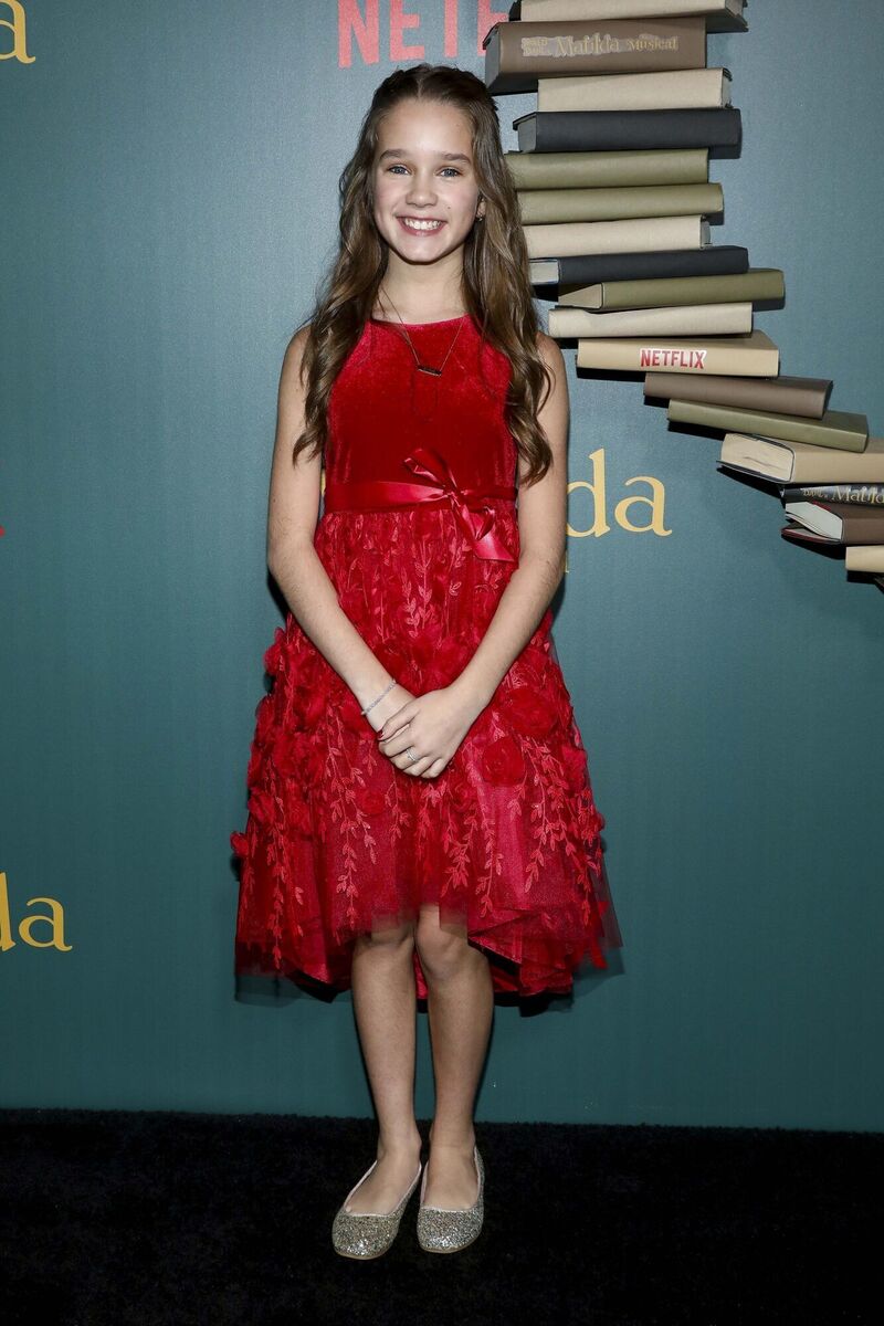 Dublin Actor and star of Matilda: The Musical, Alisha Weir (Photo by Andy Kropa/Invision/AP) Dublin Actor and star of Matilda: The Musical, Alisha Weir (Photo by Andy Kropa/Invision/AP)