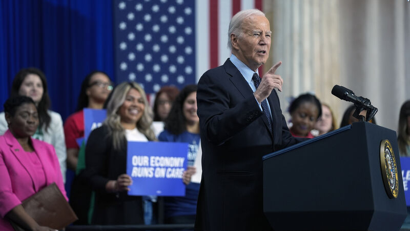 On Wednesday Joe Biden supplemented a briefing by US officials saying Iran is “threatening to launch a significant attack on Israel” and pledged “ironclad” support for its top regional ally. Picture: AP Photo/Evan Vucci