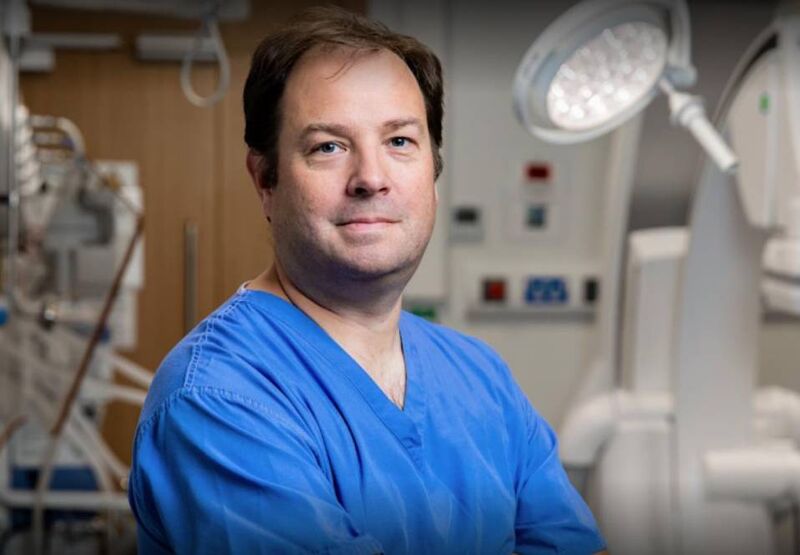 Cardiology consultant Dr Jonathan Lyne.