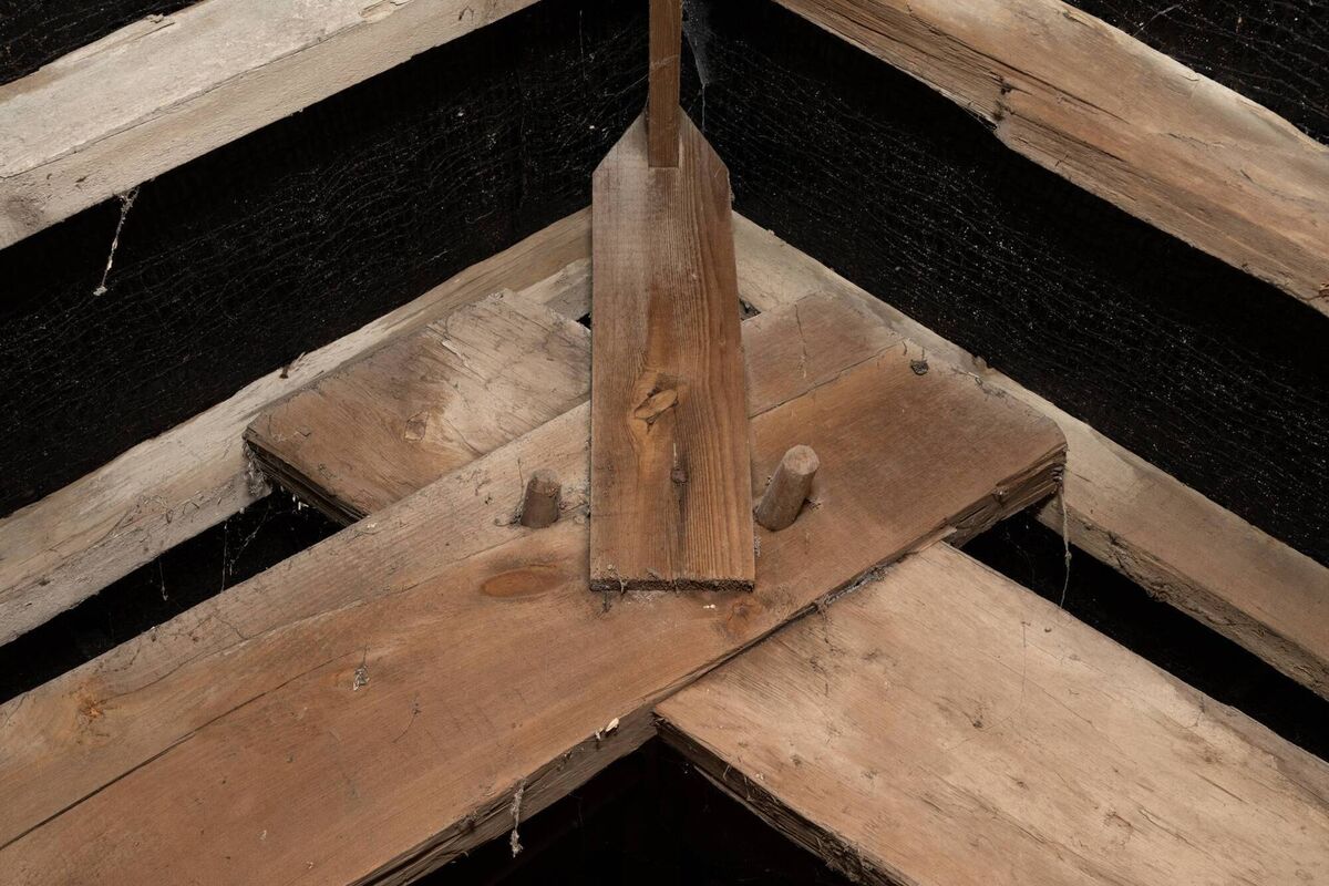 A roof feature indicative of its heritage