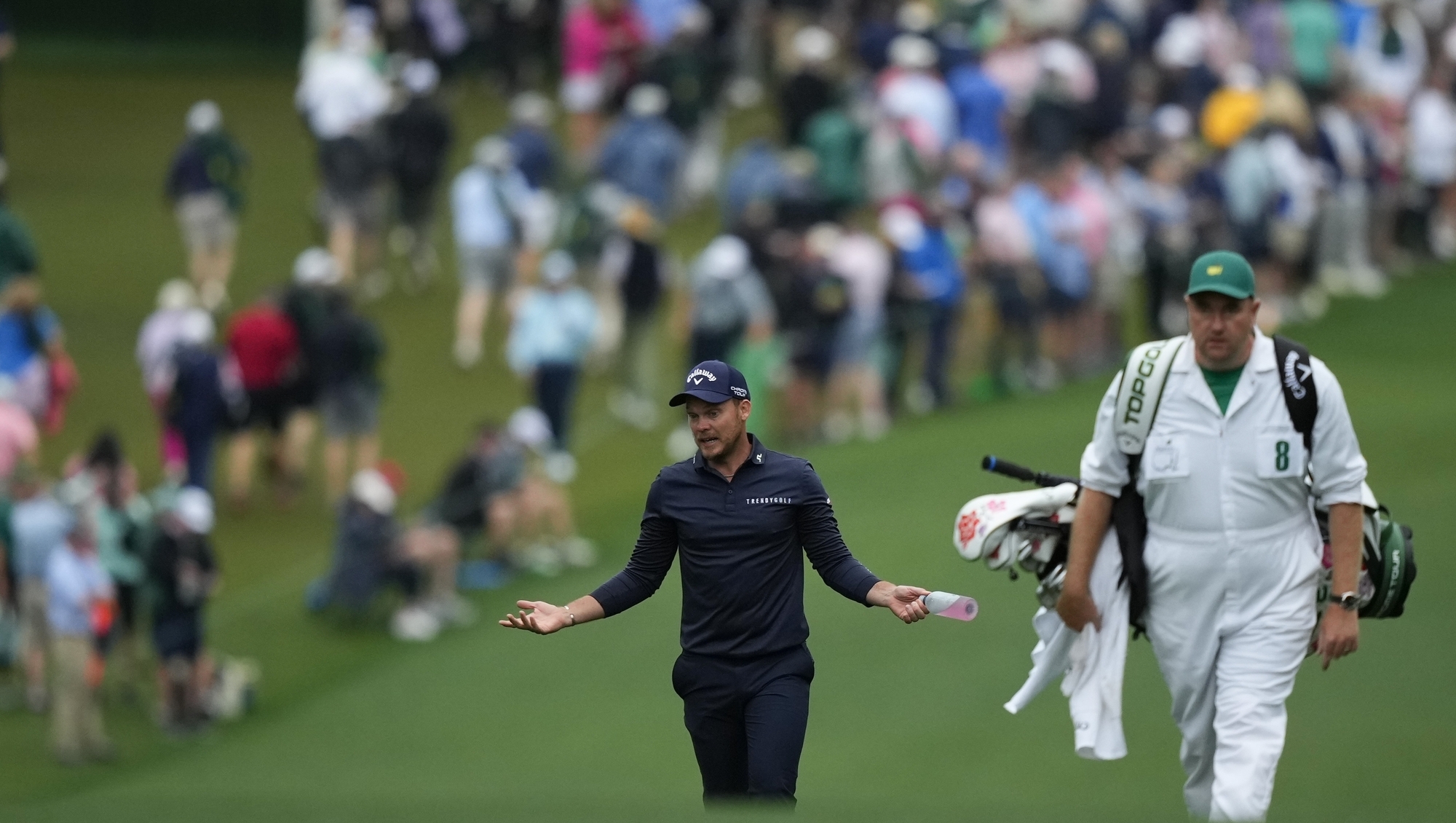 Danny Willett in early hunt at Masters after early return from shoulder surgery