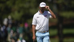 <p>TO THE MAX: Max Homa greets the patrons on the seventh hole during second round at the Masters golf tournament at Augusta National Golf Club Friday, April 12, 2024, in Augusta, Ga. (AP Photo/Ashley Landis)</p>